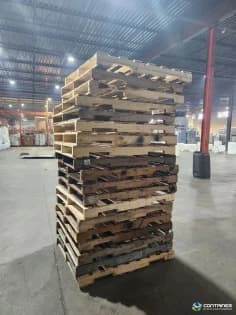 Wood Pallets For Sale: Refurbished 40x48 4 Way Stringer Wooden Pallets Ontario In Ontario - image 1 Wood Pallets For Sale: Refurbished 40x48 4 Way Stringer Wooden Pallets Ontario In Ontario - image 1