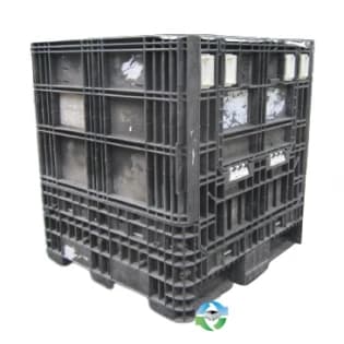 Pallet Containers For Sale: Used 30x32x34 Collapsible Bulk Containers with Drop Doors Michigan In Michigan - image 1 Pallet Containers For Sale: Used 30x32x34 Collapsible Bulk Containers with Drop Doors Michigan In Michigan - image 1