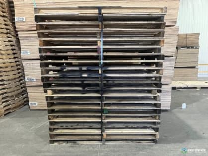 Wood Pallets For Sale: New 48x45x4.5 4 Way Wood Pallets Ontario In Ontario - image 1 Wood Pallets For Sale: New 48x45x4.5 4 Way Wood Pallets Ontario In Ontario - image 1