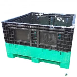 Pallet Containers For Sale: Used 48x45x27 Collapsible Bulk Containers Wisconsin In Wisconsin - image 1 Pallet Containers For Sale: Used 48x45x27 Collapsible Bulk Containers Wisconsin In Wisconsin - image 1