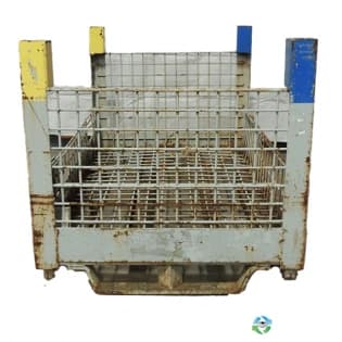 Wire Baskets For Sale: Used 45x29x28.5 Wire Basket Cut Out in 45" Side Ohio In Ohio - image 1 Wire Baskets For Sale: Used 45x29x28.5 Wire Basket Cut Out in 45" Side Ohio In Ohio - image 1