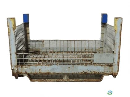 Wire Baskets For Sale: Used 45x29x28.5 Wire Basket Cut Out in 45" Side Ohio In Ohio - image 2 Wire Baskets For Sale: Used 45x29x28.5 Wire Basket Cut Out in 45" Side Ohio In Ohio - image 2