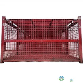 Wire Baskets For Sale: Used 84x54x51 Wire Basket 1 Drop Door 84" Side Ohio In Ohio - image 1 Wire Baskets For Sale: Used 84x54x51 Wire Basket 1 Drop Door 84" Side Ohio In Ohio - image 1