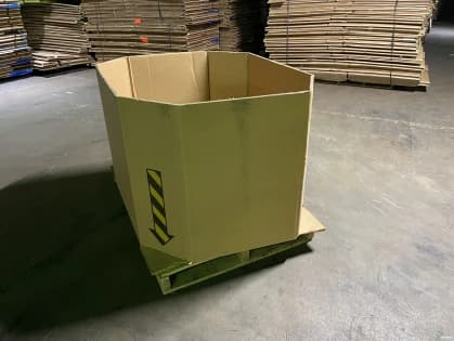 Gaylord Boxes For Sale: Used 48x40x30 Triple Wall Short Bottom Octagon Gaylord Box Illinois In Illinois - image 2 Gaylord Boxes For Sale: Used 48x40x30 Triple Wall Short Bottom Octagon Gaylord Box Illinois In Illinois - image 2