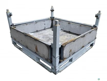 Metal Bins For Sale: Used 48x45x27 Steel Tub 4 Drop Doors Ohio In Ohio - image 2 Metal Bins For Sale: Used 48x45x27 Steel Tub 4 Drop Doors Ohio In Ohio - image 2