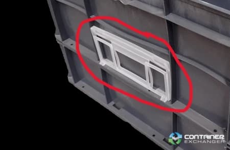 Stacking Totes For Sale: New Gray Orbis totes with 2 Kanbans 24x22x14 Mississippi In Mississippi - image 1 Stacking Totes For Sale: New Gray Orbis totes with 2 Kanbans 24x22x14 Mississippi In Mississippi - image 1