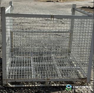 Wire Baskets For Sale: Used 60x60x58 Rigid Wire Baskets One Drop Gate Georgia In Georgia - image 3 Wire Baskets For Sale: Used 60x60x58 Rigid Wire Baskets One Drop Gate Georgia In Georgia - image 3