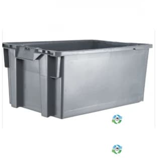 Stack & Nest Totes For Sale: NEW 19.3x15.8x10.7 Gray Stacking Totes Missouri In Missouri - image 1 Stack & Nest Totes For Sale: NEW 19.3x15.8x10.7 Gray Stacking Totes Missouri In Missouri - image 1