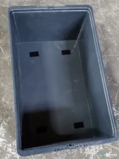 Stacking Totes For Sale: Used 24x15x11 Gray Orbis Stacking Totes Reinforced Bottom Ohio In Ohio - image 2 Stacking Totes For Sale: Used 24x15x11 Gray Orbis Stacking Totes Reinforced Bottom Ohio In Ohio - image 2