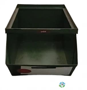 Organizer Bins For Sale: Used 15x9x7.5 Green Steel Open End Bins New York In New York - image 1 Organizer Bins For Sale: Used 15x9x7.5 Green Steel Open End Bins New York In New York - image 1