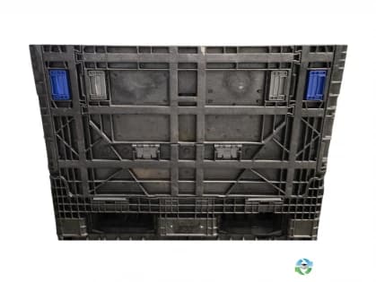 Pallet Containers For Sale: Refurbished 45x48x34 Collapsible Bulk Containers with 2 Drop Doors Mixed Colors In Ohio - image 2 Pallet Containers For Sale: Refurbished 45x48x34 Collapsible Bulk Containers with 2 Drop Doors Mixed Colors In Ohio - image 2