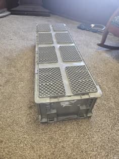 Stacking Totes For Sale: Used Gray 48x15x11 Orbis Reinforced Bottom Ohio In Ohio - image 3 Stacking Totes For Sale: Used Gray 48x15x11 Orbis Reinforced Bottom Ohio In Ohio - image 3