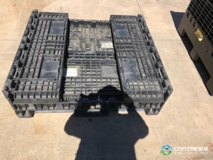 Pallet Containers For Sale: Used 45x48x25 Collapsible Bulk Containers w. Drop Doors Mixed Colors North Carolina In North Carolina - image 3 Pallet Containers For Sale: Used 45x48x25 Collapsible Bulk Containers w. Drop Doors Mixed Colors North Carolina In North Carolina - image 3