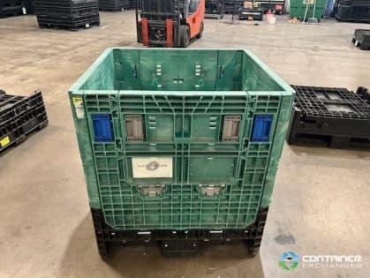 Pallet Containers For Sale: Used 30x32x34 Collapsible Bulk Containers w. Drop Doors Mixed Colors North Carolina In North Carolina - image 2 Pallet Containers For Sale: Used 30x32x34 Collapsible Bulk Containers w. Drop Doors Mixed Colors North Carolina In North Carolina - image 2