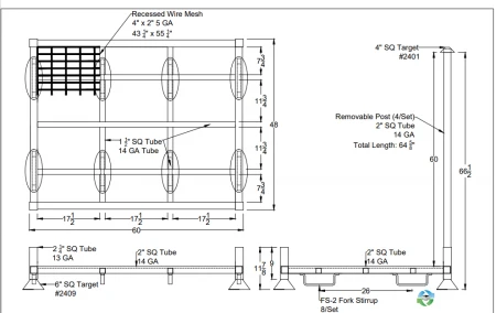 Stack Racks For Sale: USED 48x60" Stack Racks at 60" Clear w/8 Forkguides Ohio California In Ohio - image 3 Stack Racks For Sale: USED 48x60" Stack Racks at 60" Clear w/8 Forkguides Ohio California In Ohio - image 3