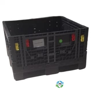 Pallet Containers For Sale: Refurbished 44.5x48x27 Collapsible Bulk Containers with Drop Doors Indiana In Indiana - image 1 Pallet Containers For Sale: Refurbished 44.5x48x27 Collapsible Bulk Containers with Drop Doors Indiana In Indiana - image 1