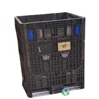 Pallet Containers For Sale: Refurbished 30x32x39 Collapsible Bulk Containers with Drop Doors Indiana In Indiana - image 1 Pallet Containers For Sale: Refurbished 30x32x39 Collapsible Bulk Containers with Drop Doors Indiana In Indiana - image 1