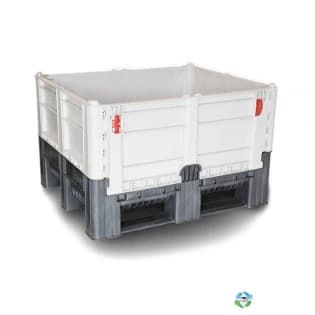 Pallet Containers For Sale: NEW 48x40x29H COLLAPSIBLE BULK BIN FDA APPROVED MICHIGAN In Michigan - image 1 Pallet Containers For Sale: NEW 48x40x29H COLLAPSIBLE BULK BIN FDA APPROVED MICHIGAN In Michigan - image 1