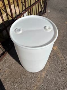 Drums For Sale: Used 55 Gallon Plastic Drums White Non Food Grade Close Top Arizona In Arizona - image 2 Drums For Sale: Used 55 Gallon Plastic Drums White Non Food Grade Close Top Arizona In Arizona - image 2