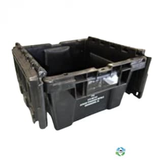 Nesting Totes For Sale: Used Buckhorn 12x11x7 Nesting Totes with Attached Locking Lids Indiana In Indiana - image 1 Nesting Totes For Sale: Used Buckhorn 12x11x7 Nesting Totes with Attached Locking Lids Indiana In Indiana - image 1