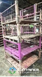 Wire Baskets For Sale: Used 45x42x22 Collapsible Wire Baskets Georgia In Georgia - image 1 Wire Baskets For Sale: Used 45x42x22 Collapsible Wire Baskets Georgia In Georgia - image 1