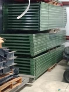 Uprights For Sale: New Steelking SK2000 Pallet Rack Upright 42"x144" Illinois MUST BUY ALL In Illinois - image 1 Uprights For Sale: New Steelking SK2000 Pallet Rack Upright 42"x144" Illinois MUST BUY ALL In Illinois - image 1