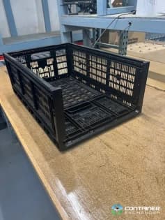 Stacking Totes For Sale: Used 23.5x15.75x12.5 Collapsible Stacking Totes Connecticut In Connecticut - image 2 Stacking Totes For Sale: Used 23.5x15.75x12.5 Collapsible Stacking Totes Connecticut In Connecticut - image 2