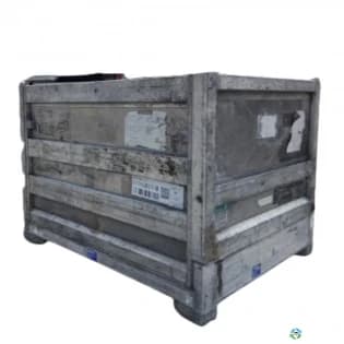 Metal Bins For Sale: Refurbished 60x46x44 Collapsible Aluminium Bins Quebec In Quebec - image 1 Metal Bins For Sale: Refurbished 60x46x44 Collapsible Aluminium Bins Quebec In Quebec - image 1