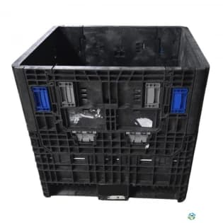 Pallet Containers For Sale: Refurbished Orbis 30x32x30 Collapsible Bulk Containers with 2 Drop Doors Ohio In Ohio - image 1 Pallet Containers For Sale: Refurbished Orbis 30x32x30 Collapsible Bulk Containers with 2 Drop Doors Ohio In Ohio - image 1