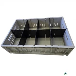 Stacking Totes For Sale: Used 30 X 20 X 8 Stacking Divider Totes Ontario In Ontario - image 1 Stacking Totes For Sale: Used 30 X 20 X 8 Stacking Divider Totes Ontario In Ontario - image 1
