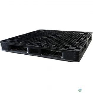 Plastic Pallets For Sale: Used 43.3x4.3x5.9 R11H Grade A Black Plastic Pallets Alabama In Alabama - image 1 Plastic Pallets For Sale: Used 43.3x4.3x5.9 R11H Grade A Black Plastic Pallets Alabama In Alabama - image 1