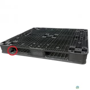 Plastic Pallets For Sale: Used 43.3x4.3x5.9 R11H Grade B Black Plastic Pallets Alabama In Alabama - image 1 Plastic Pallets For Sale: Used 43.3x4.3x5.9 R11H Grade B Black Plastic Pallets Alabama In Alabama - image 1