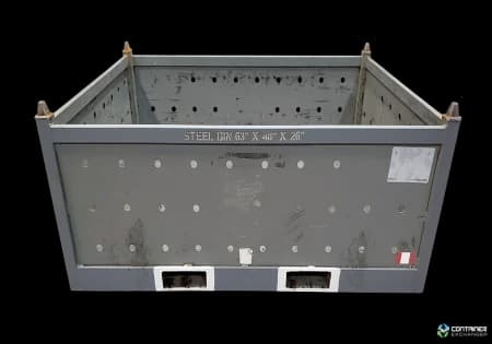 Metal Bins For Sale: Used 63x48x26 Steel Tubs No Drop Doors Ohio In Ohio - image 2 Metal Bins For Sale: Used 63x48x26 Steel Tubs No Drop Doors Ohio In Ohio - image 2