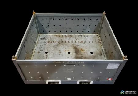 Metal Bins For Sale: Used 63x48x26 Steel Tubs No Drop Doors Ohio In Ohio - image 3 Metal Bins For Sale: Used 63x48x26 Steel Tubs No Drop Doors Ohio In Ohio - image 3