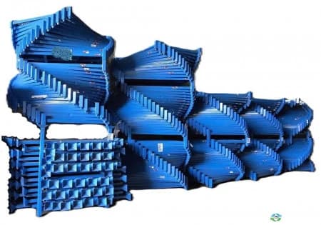 Stack Racks For Sale: Used 48x60" x 60" Clear Height Stack Racks with Recessed Wire Mesh Deck Texas In Texas - image 1 Stack Racks For Sale: Used 48x60" x 60" Clear Height Stack Racks with Recessed Wire Mesh Deck Texas In Texas - image 1