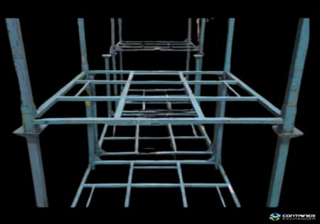 Stack Racks For Sale: Used 60x60" at 50" Clear Height Stack Racks with 9 Square Open Decking Ohio In Ohio - image 1 Stack Racks For Sale: Used 60x60" at 50" Clear Height Stack Racks with 9 Square Open Decking Ohio In Ohio - image 1