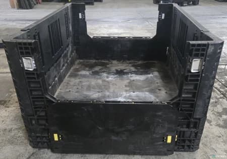 Pallet Containers For Sale: Refurbished 70x48x34 Collapsible Bulk Container with (2) Drop Doors Ohio In Ohio - image 3 Pallet Containers For Sale: Refurbished 70x48x34 Collapsible Bulk Container with (2) Drop Doors Ohio In Ohio - image 3