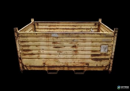 Metal Bins For Sale: Used 96x48x32 Collapsible Steel Tubs No Drop Doors Ohio In Ohio - image 2 Metal Bins For Sale: Used 96x48x32 Collapsible Steel Tubs No Drop Doors Ohio In Ohio - image 2