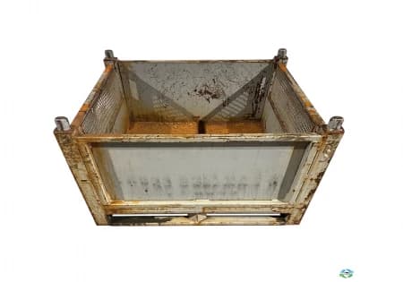 Metal Bins For Sale: Used 30x32x25 Steel Tubs 2 Drop Doors Mississippi In Mississippi - image 1 Metal Bins For Sale: Used 30x32x25 Steel Tubs 2 Drop Doors Mississippi In Mississippi - image 1