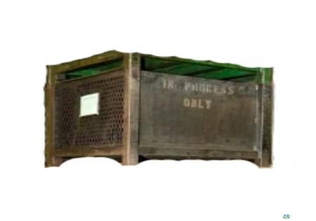 Metal Bins For Sale: Used Heavy Duty Stackable 34x29x24h” Steel Bulk Containers Canada In Ontario - image 2 Metal Bins For Sale: Used Heavy Duty Stackable 34x29x24h” Steel Bulk Containers Canada In Ontario - image 2