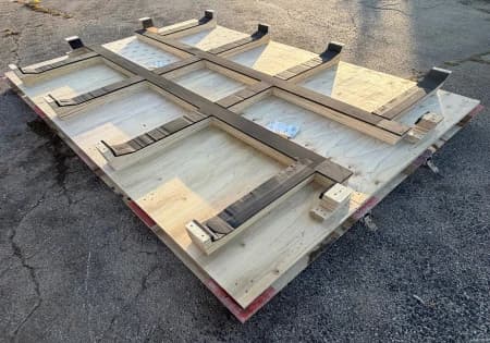 Wood Crates For Sale: Used 99x71x14 Heavy Duty Reinforced Storage Crates Michigan In Michigan - image 6 Wood Crates For Sale: Used 99x71x14 Heavy Duty Reinforced Storage Crates Michigan In Michigan - image 6