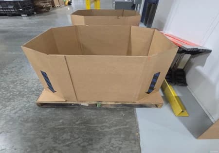 Gaylord Boxes For Sale: Used 48x40x24 Octagonal Gaylord Boxes 3 Ply Illinois In Illinois - image 2 Gaylord Boxes For Sale: Used 48x40x24 Octagonal Gaylord Boxes 3 Ply Illinois In Illinois - image 2