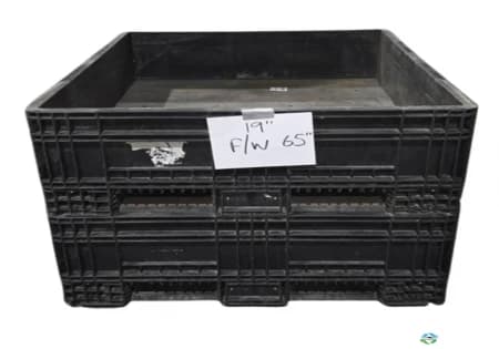 Pallet Containers For Sale: Used 65x48x19 Fixed Wall Plastic Containers Indiana In Indiana - image 1 Pallet Containers For Sale: Used 65x48x19 Fixed Wall Plastic Containers Indiana In Indiana - image 1