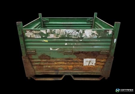 Metal Bins For Sale: Used 48 x 44.5 x 33 Collapsible Metal Bins Ohio In Ohio - image 2 Metal Bins For Sale: Used 48 x 44.5 x 33 Collapsible Metal Bins Ohio In Ohio - image 2