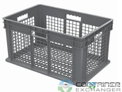 Stacking Totes For Sale: New 24x16x12 Stacking Totes Ventilated Mesh Sides & Mesh Bottom Ohio In Ohio - image 2 Stacking Totes For Sale: New 24x16x12 Stacking Totes Ventilated Mesh Sides & Mesh Bottom Ohio In Ohio - image 2