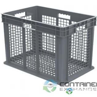 Stacking Totes For Sale: New 24x16x16 Stacking Totes Ventilated Mesh Sides & Mesh Bottom Ohio In Ohio - image 2 Stacking Totes For Sale: New 24x16x16 Stacking Totes Ventilated Mesh Sides & Mesh Bottom Ohio In Ohio - image 2