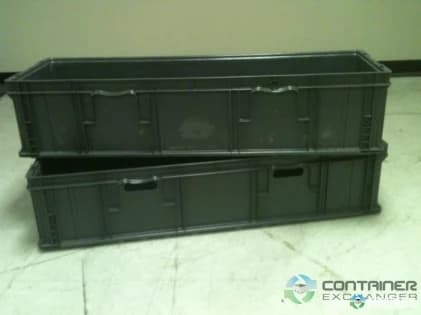 Stacking Totes For Sale: Used 48x15x7 Plastic Straight Wall Totes Ontario In Ontario - image 2 Stacking Totes For Sale: Used 48x15x7 Plastic Straight Wall Totes Ontario In Ontario - image 2