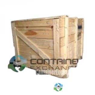 Wood Crates For Sale: Used 44x36x33 Wood Crates Heat Treated Stamped ISPM 15 Compliant Ohio In Ohio - image 1 Wood Crates For Sale: Used 44x36x33 Wood Crates Heat Treated Stamped ISPM 15 Compliant Ohio In Ohio - image 1