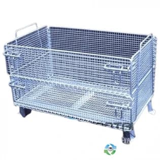 Wire Baskets For Sale: New 32x20x22 Wire Basket Stackable Collapsible Illinois In Illinois - image 1 Wire Baskets For Sale: New 32x20x22 Wire Basket Stackable Collapsible Illinois In Illinois - image 1