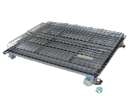 Wire Baskets For Sale: New 48x40x36 Wire Basket Stackable Collapsible with Drop Gate Illinois In Illinois - image 2 Wire Baskets For Sale: New 48x40x36 Wire Basket Stackable Collapsible with Drop Gate Illinois In Illinois - image 2